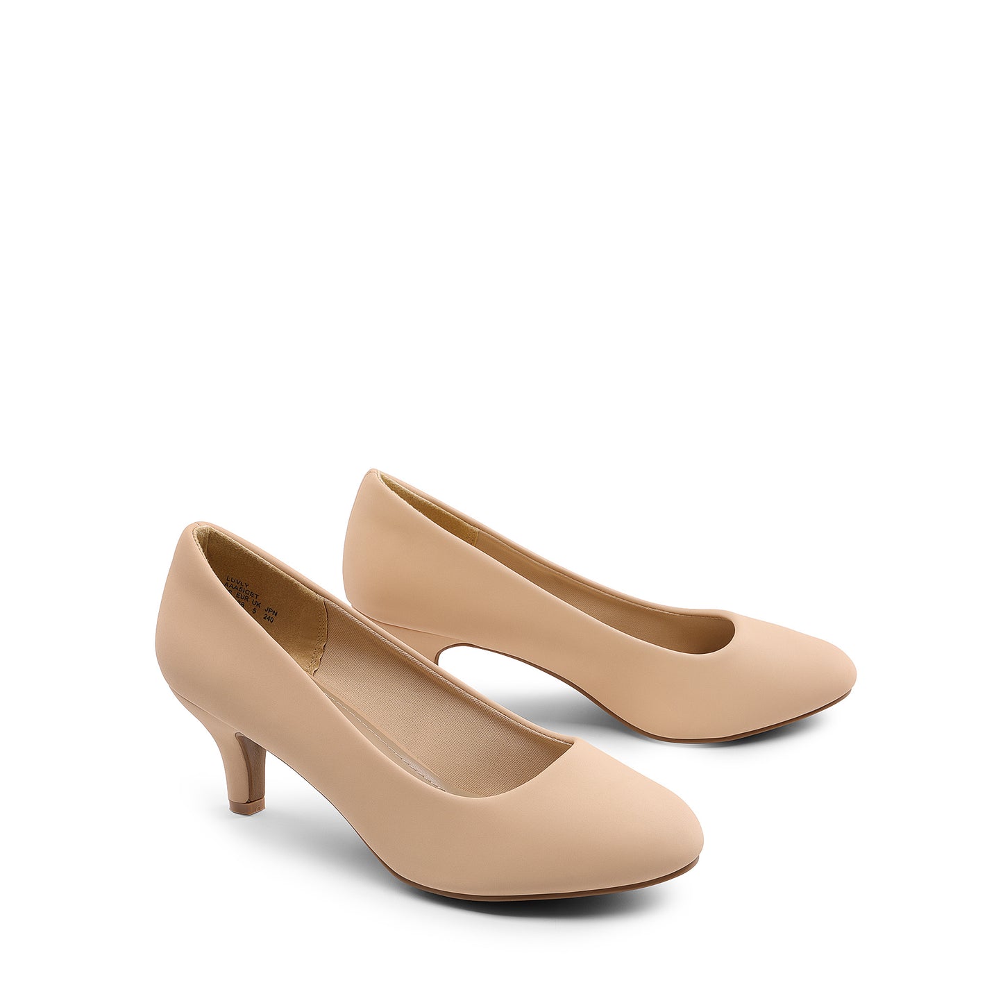 Women's Dress Comfortable Low Heel Pump Shoes