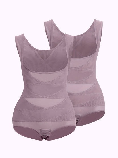 2pcs Women'S Shapewear Bodysuit Tummy Control Butt Lifting High Waist