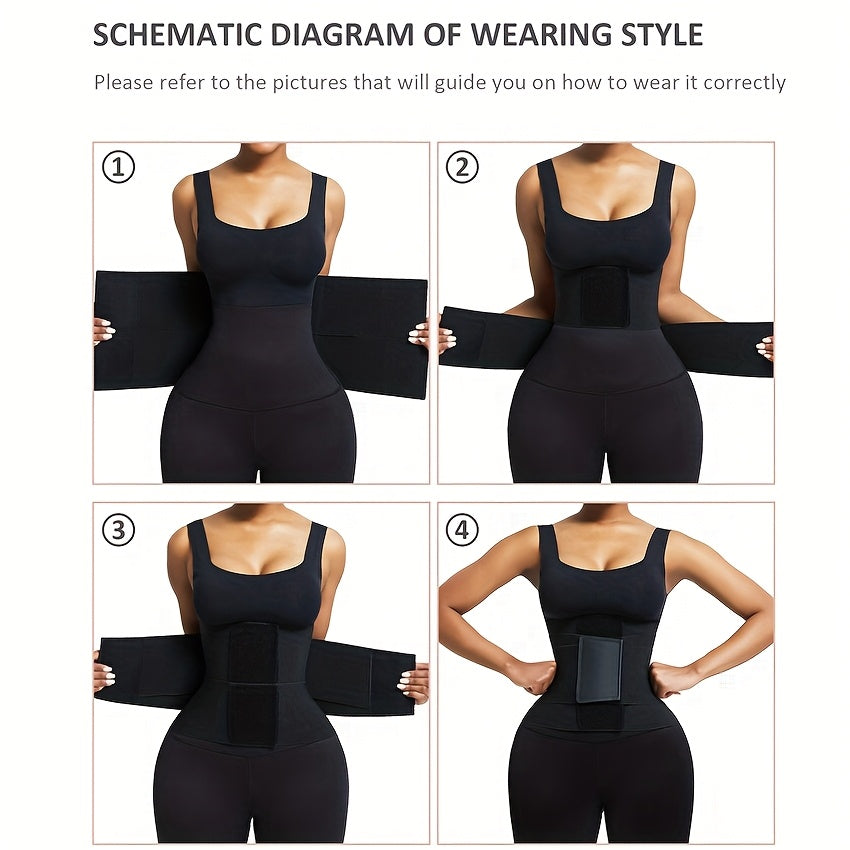 MT200421 Plus Size Women'S Waist Trainer Available in Four Colors, Featuring Five Extra-Large Steel Bones for Shaping