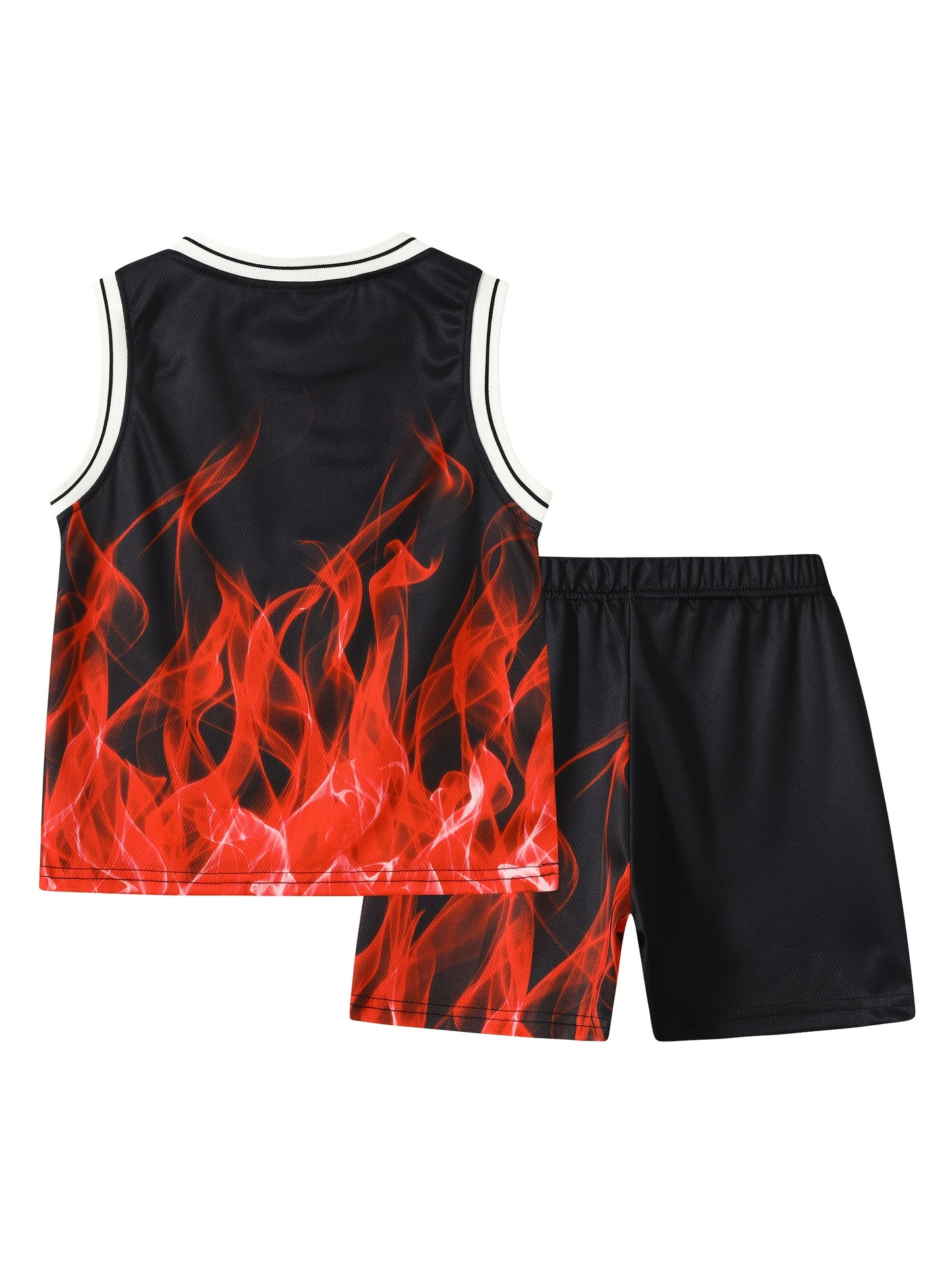 6pcs Boys Quick Dry Sports Summer Suit 8 Years Old Boy Casual Funky Vest Shorts Kids Outfits 10 Years Old Pop Clothing, for Outdoor