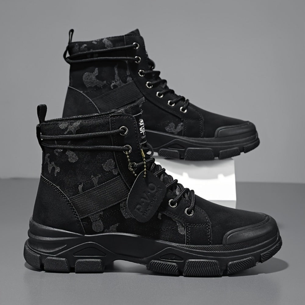 Men's Boots - Non-Slip Sole Lace-Up for Outdoor & Travel 318693