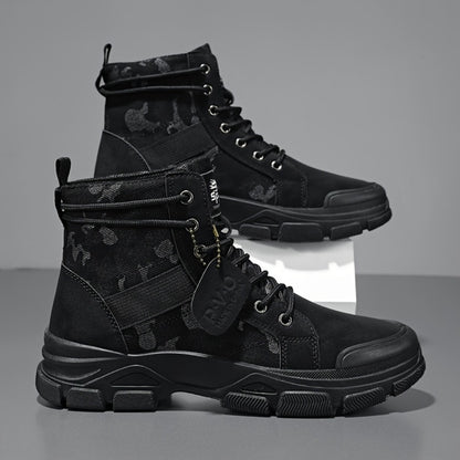 Men's Boots - Non-Slip Sole Lace-Up for Outdoor & Travel 318693