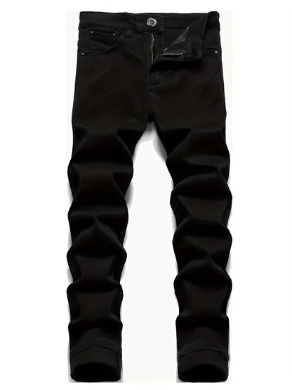 Men's Slim Fit Jeans - Classic Wash Clean Finish Modern