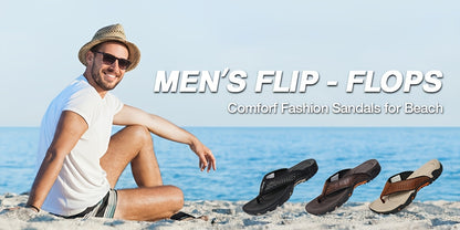 Comfortable Casual Thong Sandals for Men, Suitable for Both Indoor And Outdoor Use, Featuring Arch Support And Ideal for Beach Outings