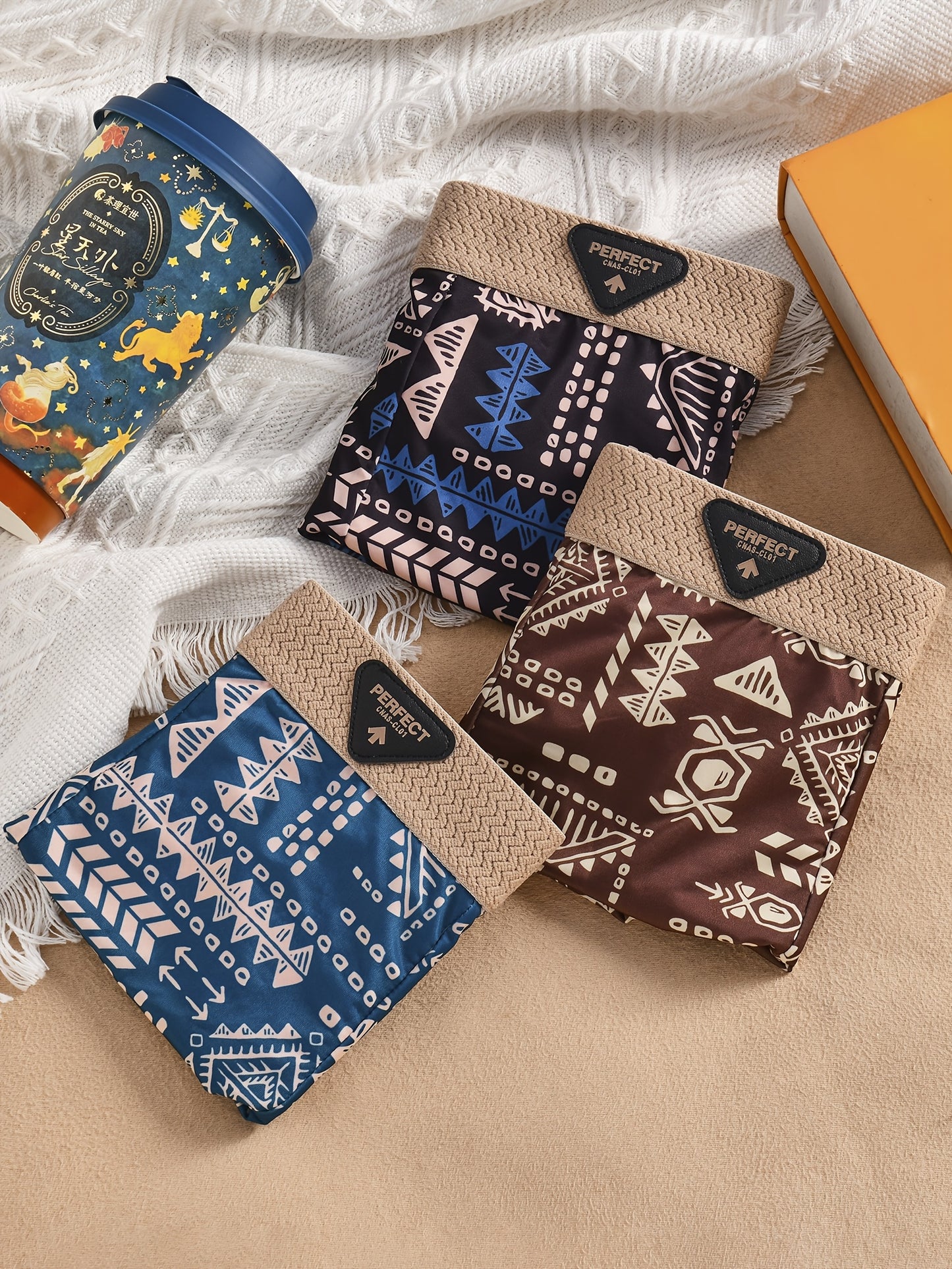 3pcs Men'S Boxer Shorts Breathable Underwear American Retro Ethnic Style Comfortable Trendy Underpants