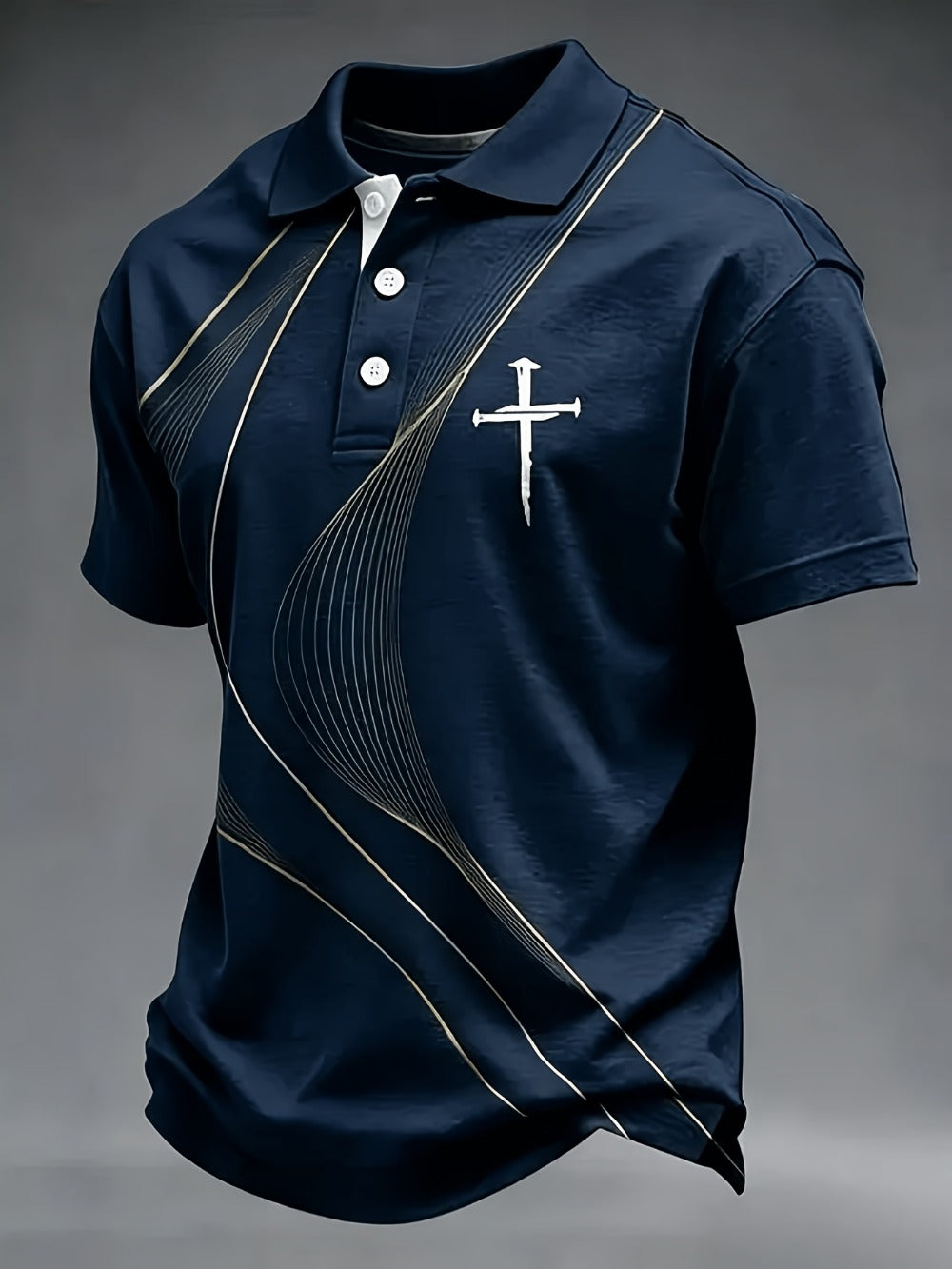 Men's Faith Graphic Shirt - Collared Short Sleeve 688037