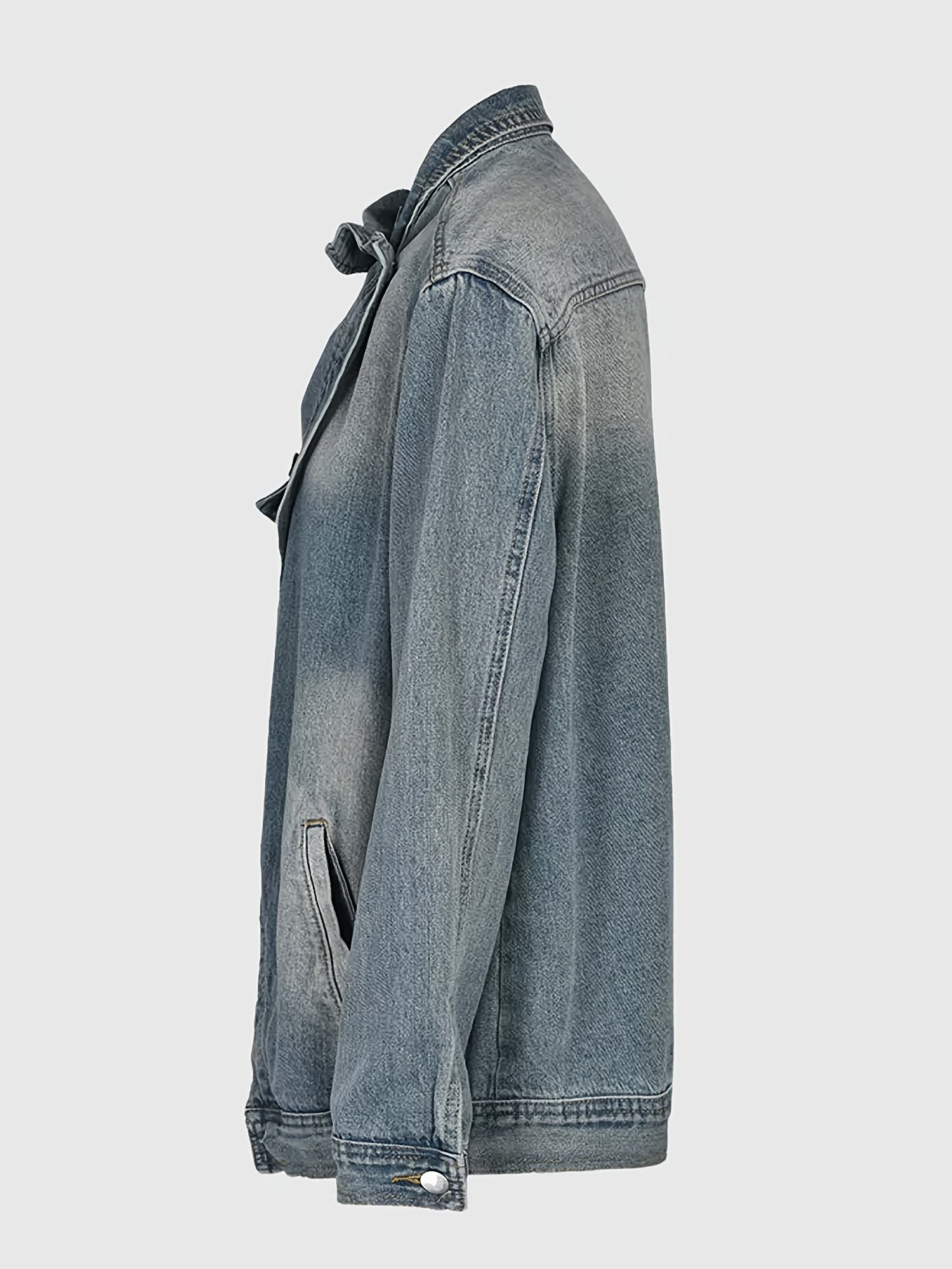 Women's Blue Long-Sleeve Jacket - product view 9