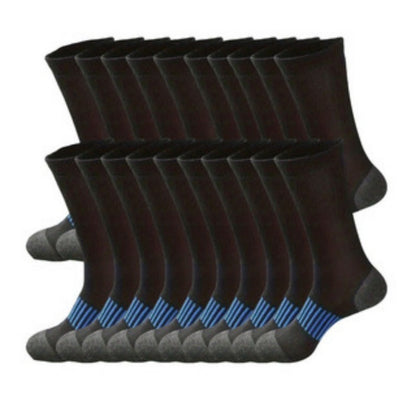 Men's Thermal Crew Socks - 40-Pair Pack