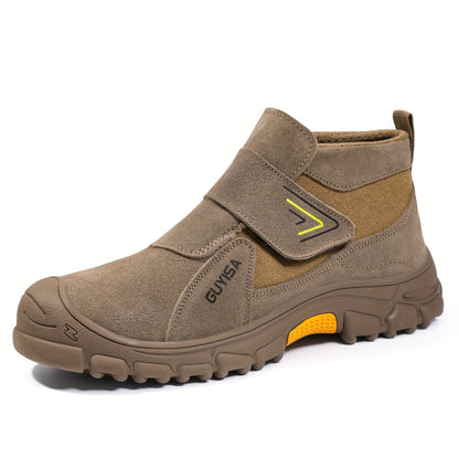 Men's Safety Shoes Anti-smashing/Stabbing-proof Steel Toe Steel Plate High Temperature  Sparkproof All Season Professional Welding Safety Shoes