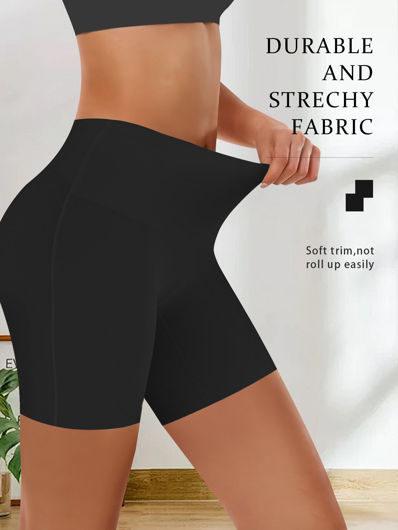 4pcs Of Women's High-Waisted Tummy-Tightening Safety Underpants, Riding Sports Boxer Shorts Combining Hip-lift And Anti-glare Features for Riding And Sports