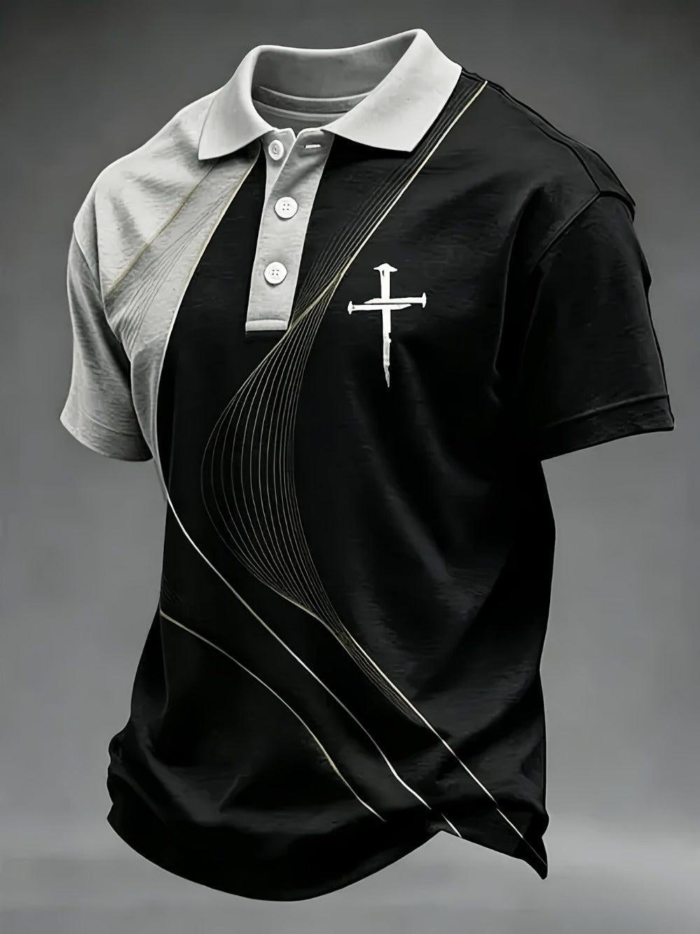 Men's Faith Graphic Shirt - Collared Short Sleeve 688037