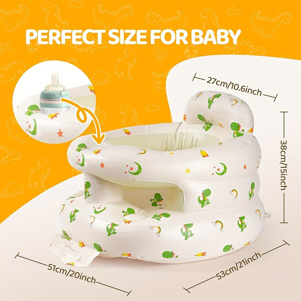 Baby Floor Seat - Portable Non-Slip Inflatable Soft