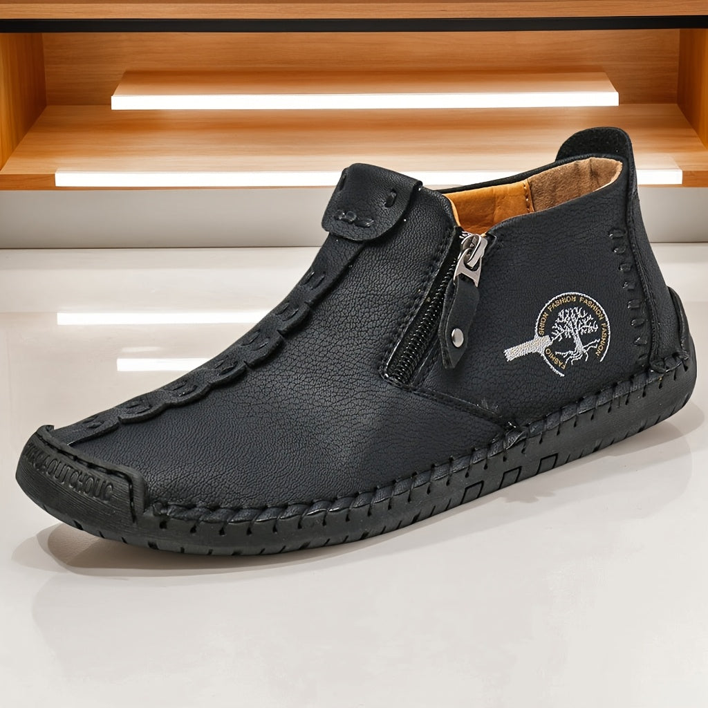 Women's Ankle Boots Casual Loafers Shoes, Women's Boots Hand Stitching Outdoor Working Shoes, Women Shoes