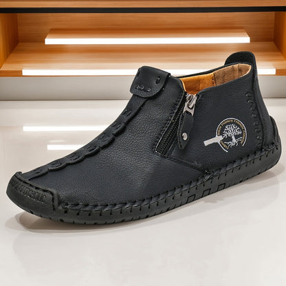 Women's Ankle Boots Casual Loafers Shoes, Women's Boots Hand Stitching Outdoor Working Shoes, Women Shoes