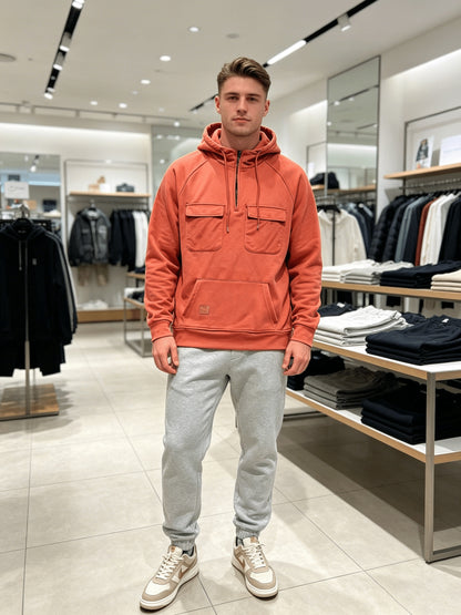 Men's Black Polyester Hoodie - product view 4