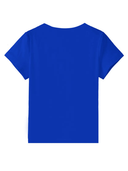 Women'S Elegant Vneck Short-Sleeved T-Shirt | Featuring Flag Print, Soft Stretchy Fabric, Machine Washable, Ideal For Spring/Summer Casual Wear