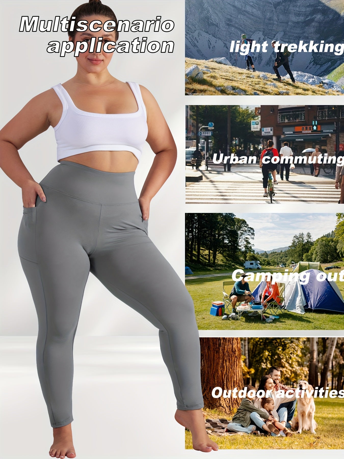 Women's Black Leggings - product view 24