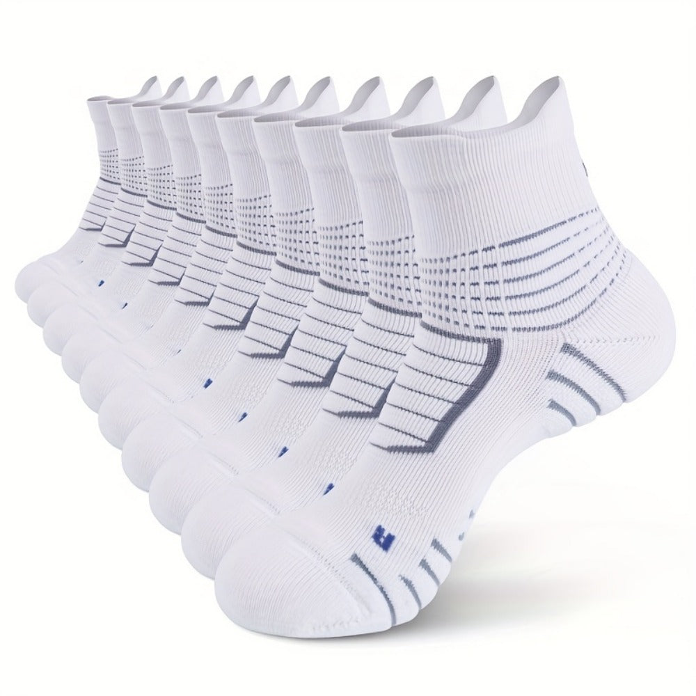 Men's Athletic Ankle Socks - 5-Pair Pack