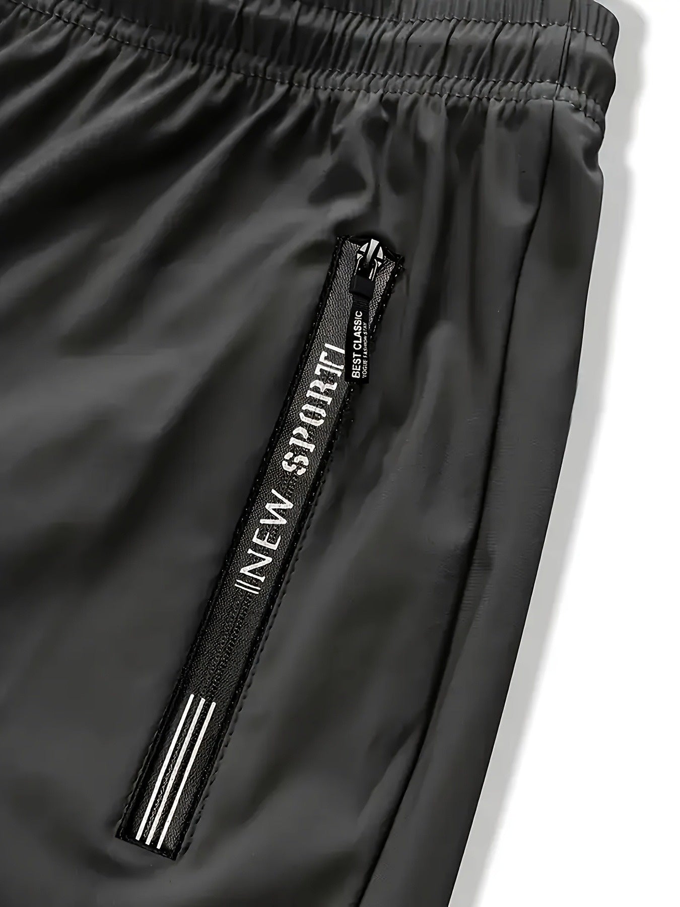Summer Men'S 3pcs Multi-color Pants, Lightweight, Stretchy, Quick-drying Design, Suitable For Running, Rock Climbing, And Outdoor Activities, Cool, Breathable, Sporty, And Fashionable Style.