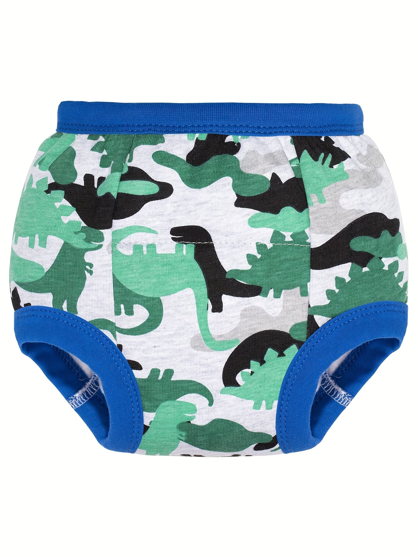 10pcs Boys' 100% Cotton Potty Training Pants with Dinosaur - Absorbent Underwear Suitable for Boys, Non-Sheer, Hand Washable, - Training Pants for Daycare & Nighttime Use