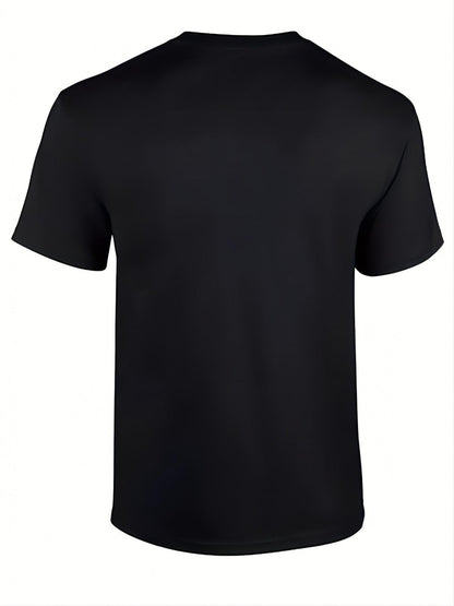 Men's Performance T-Shirt - Crew Neck Short Sleeve Everyday Style 498213