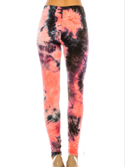 Leggings For Women Buttery Soft Classic Tie Dye Yoga Leggings