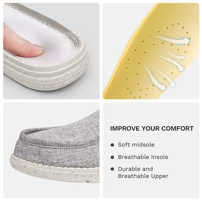 Sneakers, Bruno Marc Men's Promotional Casual Slip-on Loafers Stretch Shoes Comfortable Skateboard Shoes, Warm and Protective, Non-slip and Elastic on the Soles of the Feet