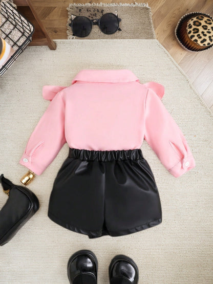 Baby Girl Casual Outfit Set - Summer