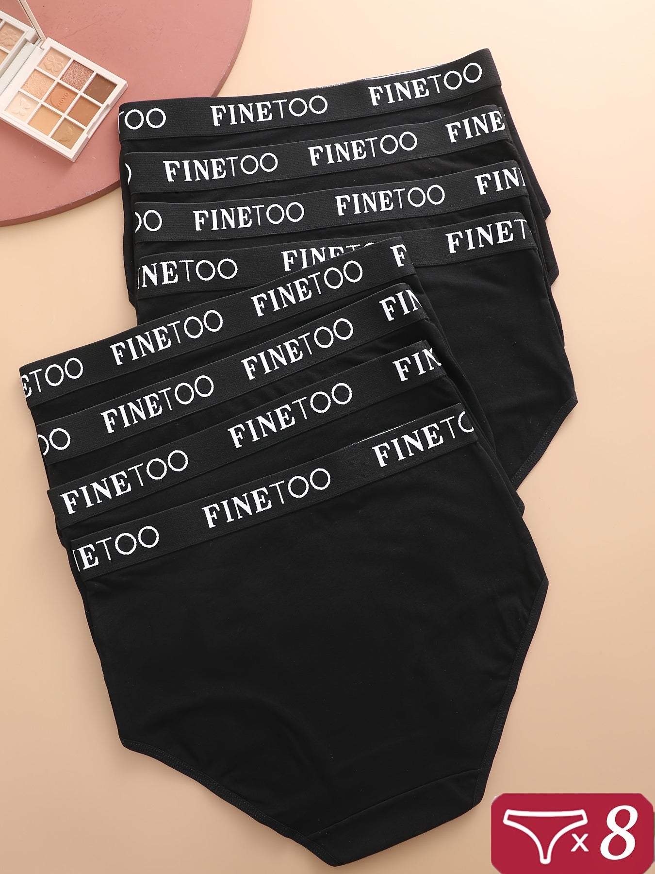 Women's Mixed colors High-Waist Underwear - product view 12