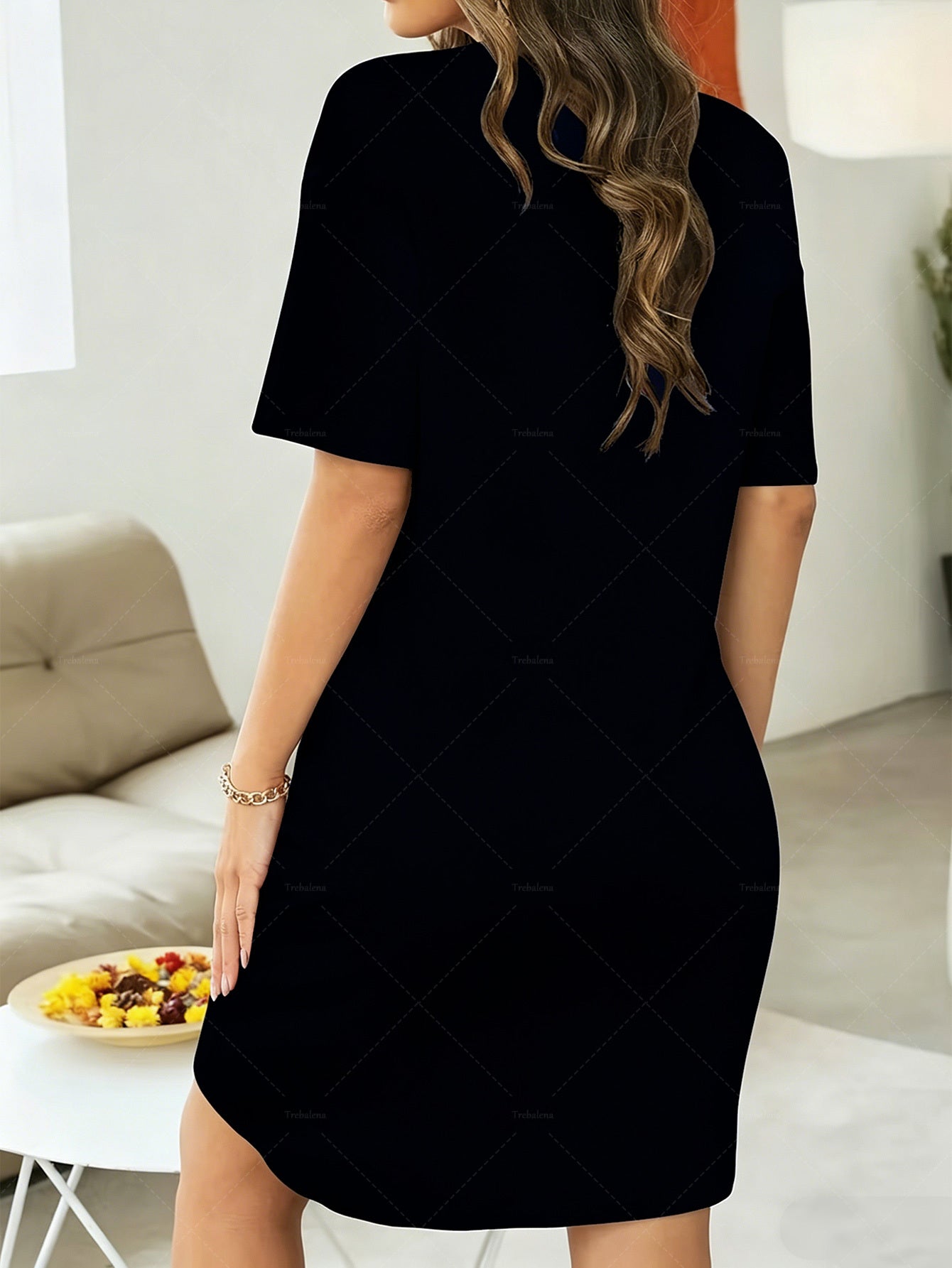 Women'S Plus Size Patterned Dress, Plus Size Nightgown, "God Is Still Writing Your Story", Plus Size Comfortable Women'S Pajamas, Short Sleeves, Soft And Breathable, Loose Fit, Casual Home Wear And Outing Wear
