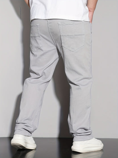 Men's Straight Leg Jeans - Black Denim Clean Finish Weekend 523045