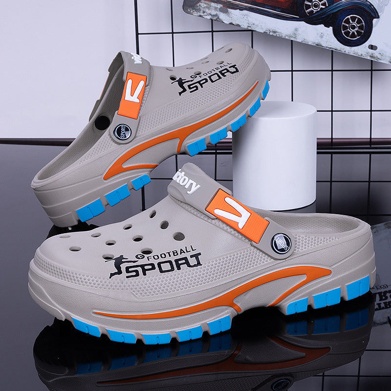 Men'S - Breathable EVA Material, Ultra-Comfortable Thick Sole, Suitable for Both Indoor And Outdoor Activities, Perfect for The Beach, Pool, And Water Parks