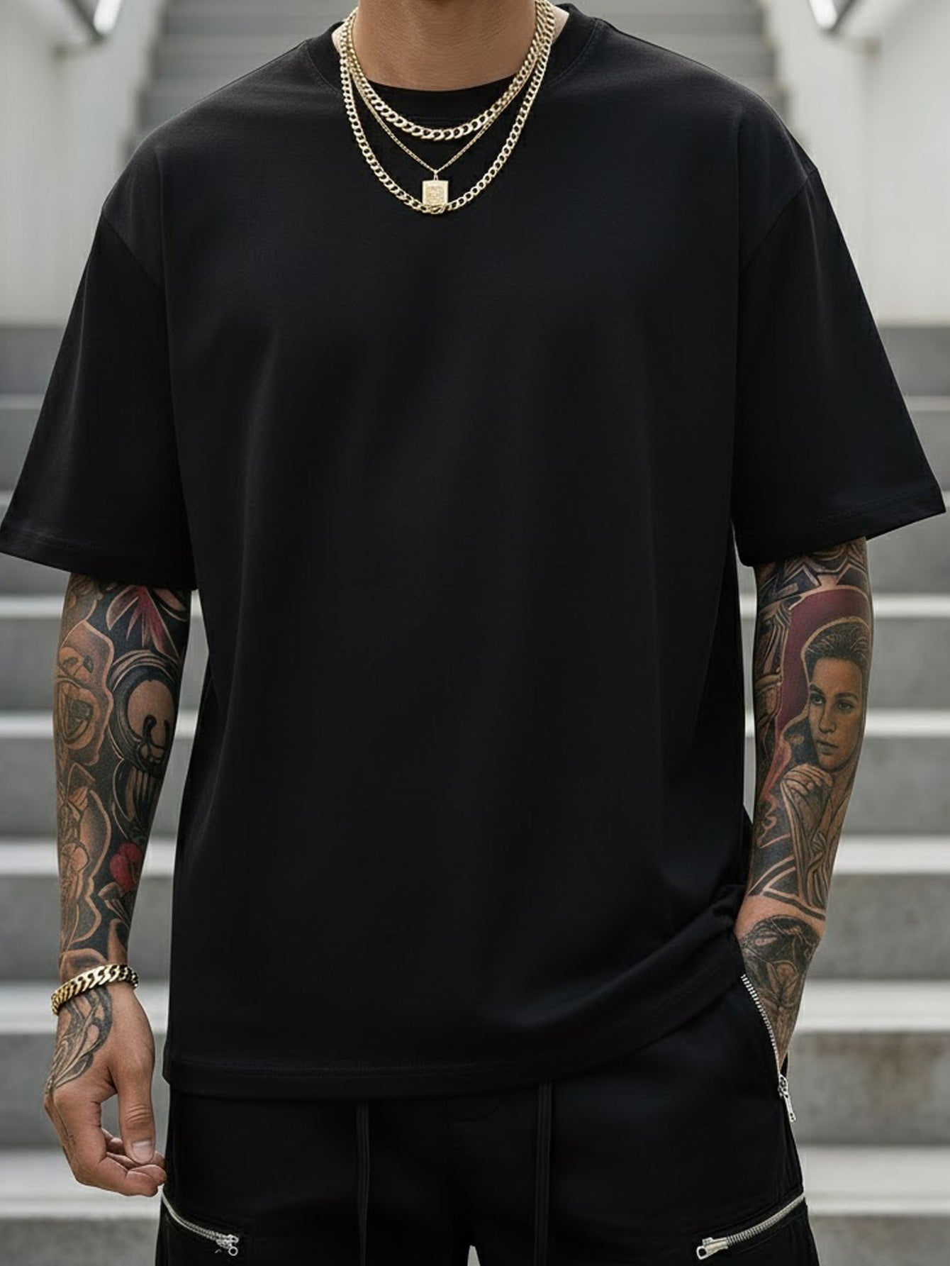 Unisex Black T-shirt| All My Idols Went to Prison Joseph Paul Peter John Daniel Pattern Print Casual Streetwear Top Suitable for Beach and Sports Outdoor Wear All Seasons Casual Wear Round Neck Regular Fit Short Sleeve, PLUS SIZE