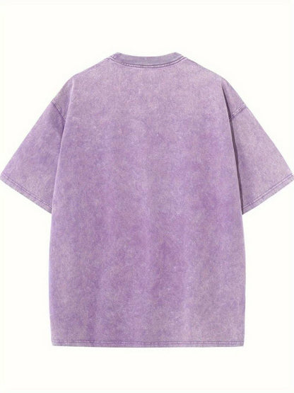 Men's Vintage T-Shirt - Round Neck Short Sleeve Weekend Style 064293
