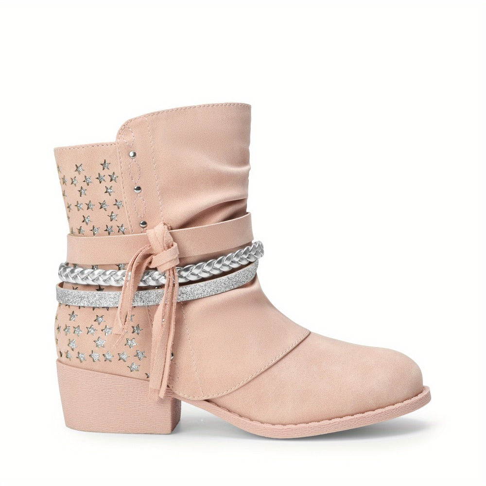 Girls Boots - Non-Slip Sole & Slip-On 735653