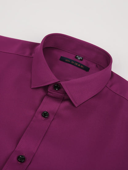 Men's Cufflink Shirt 2026 Spring/Summer French Cuff Shirt Breathable, Stretchy, Wrinkle-Resistant Business Casual Easter Gift Suitable for Men, Husband, Father Holiday Cruise Essential Short-Sleeve Shirt Summer Top Formal Dress Shirt