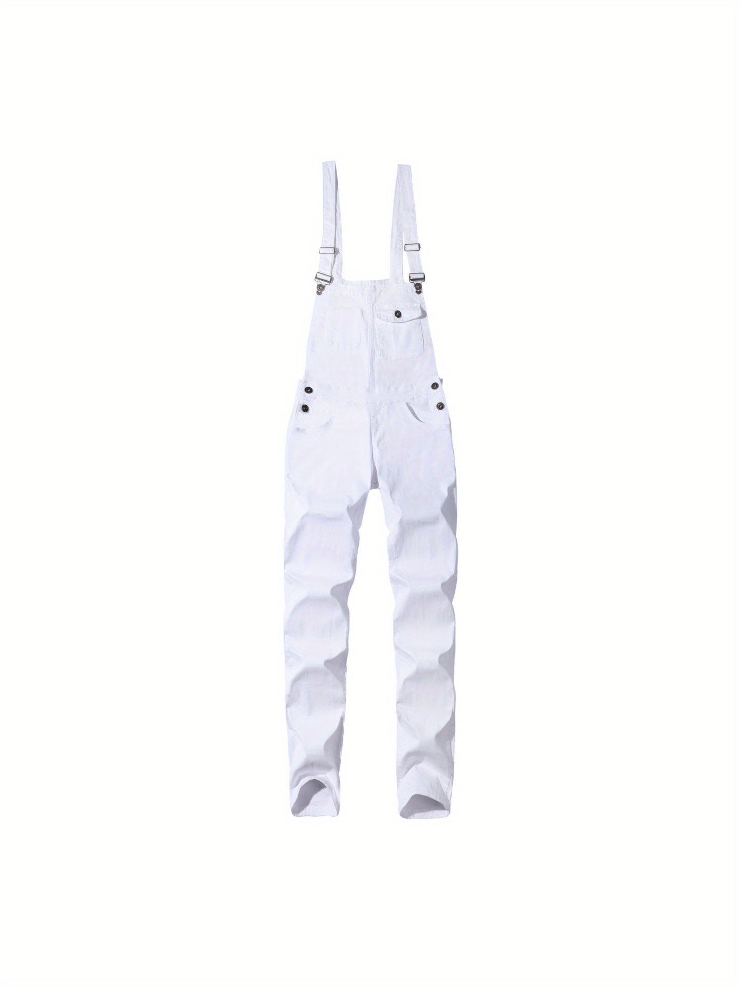 Men'S Denim Bib Overalls, Slim Fit Medium Weight Work Trousers With Adjustable Straps & Tool Pockets, Reinforced Durable Pants For Construction Gardening Mechanical Work, US Sizes S-XXXL.Slim Fit: Recommended To Take One Size Larger Than Normal.