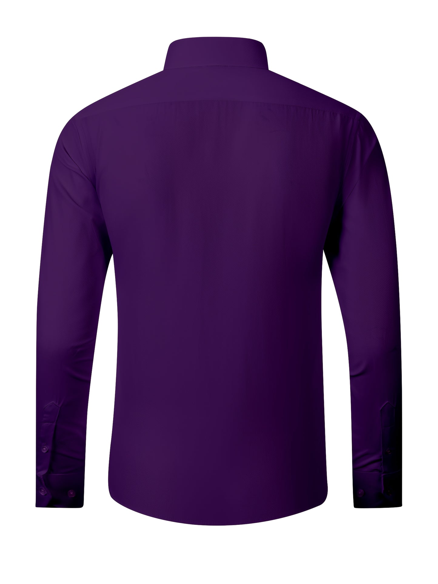 Men'S Long-Sleeve Button-Up Shirt Suitable for Semi-Formal Occasions in Spring And Summer Business Settings