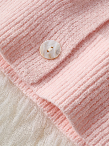 Women's Pink Denim High-Waist Jacket - product view 15