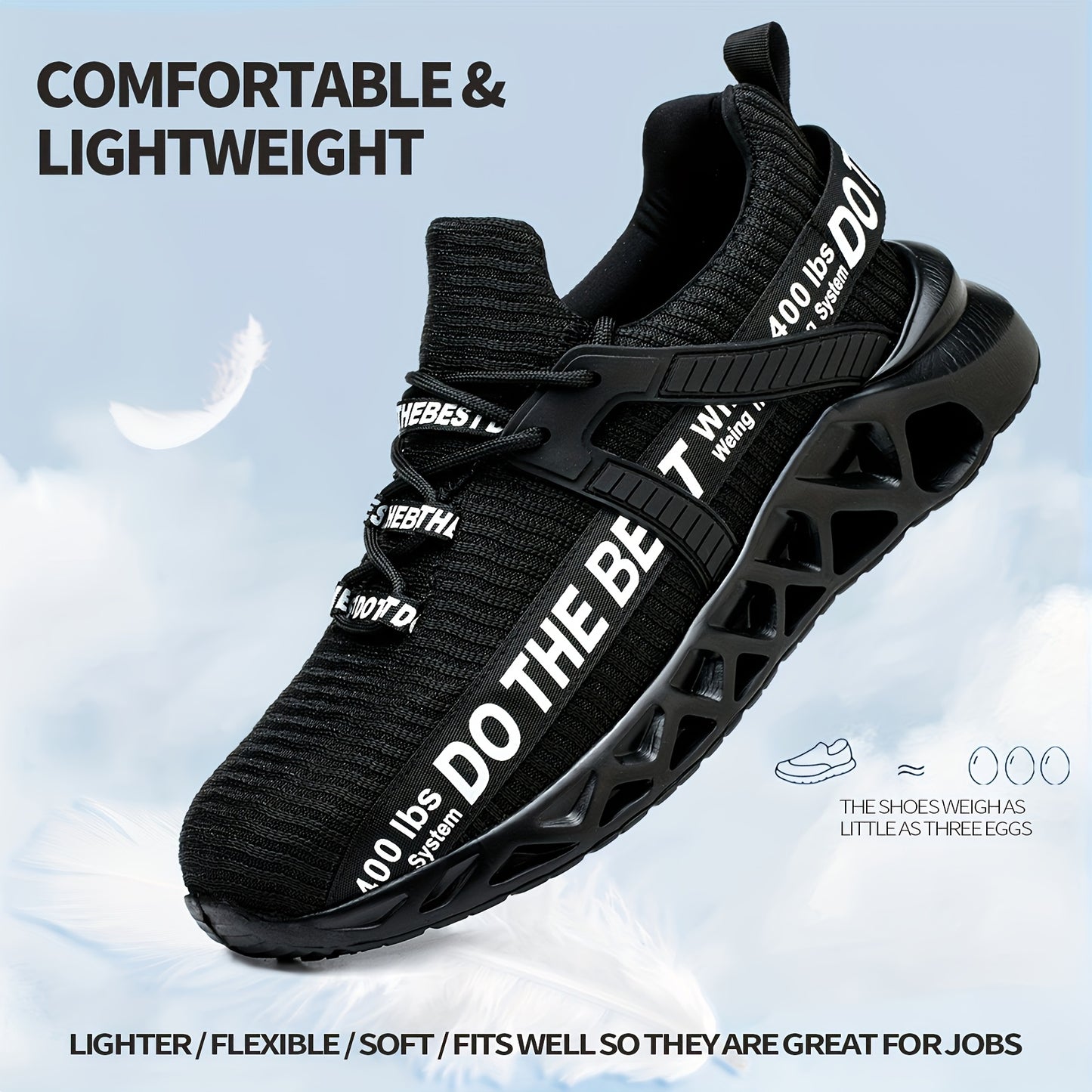 Men'S Shoes, Dedicated, Anti-Slip, Comfortable for Prolonged Standing, Work Shoes, Soft Sole, Odor-Resistant Professional Shoes, Odor-Resistant, Suitable for All Seasons, Use