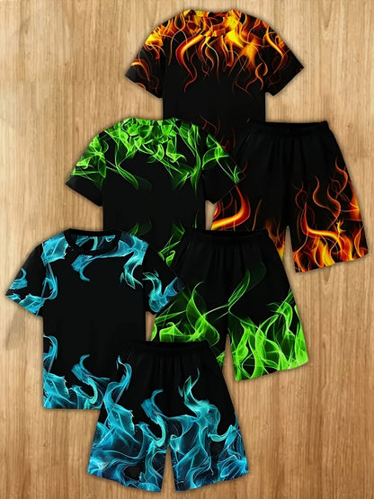 Unisex's Graphic Print T-Shirt - Short Sleeve 159653