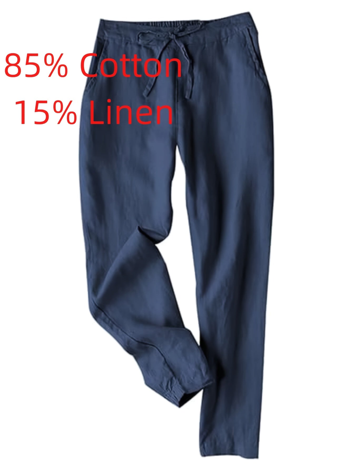 Women'S Summer Casual High-Waisted Drawstring Beach Pants