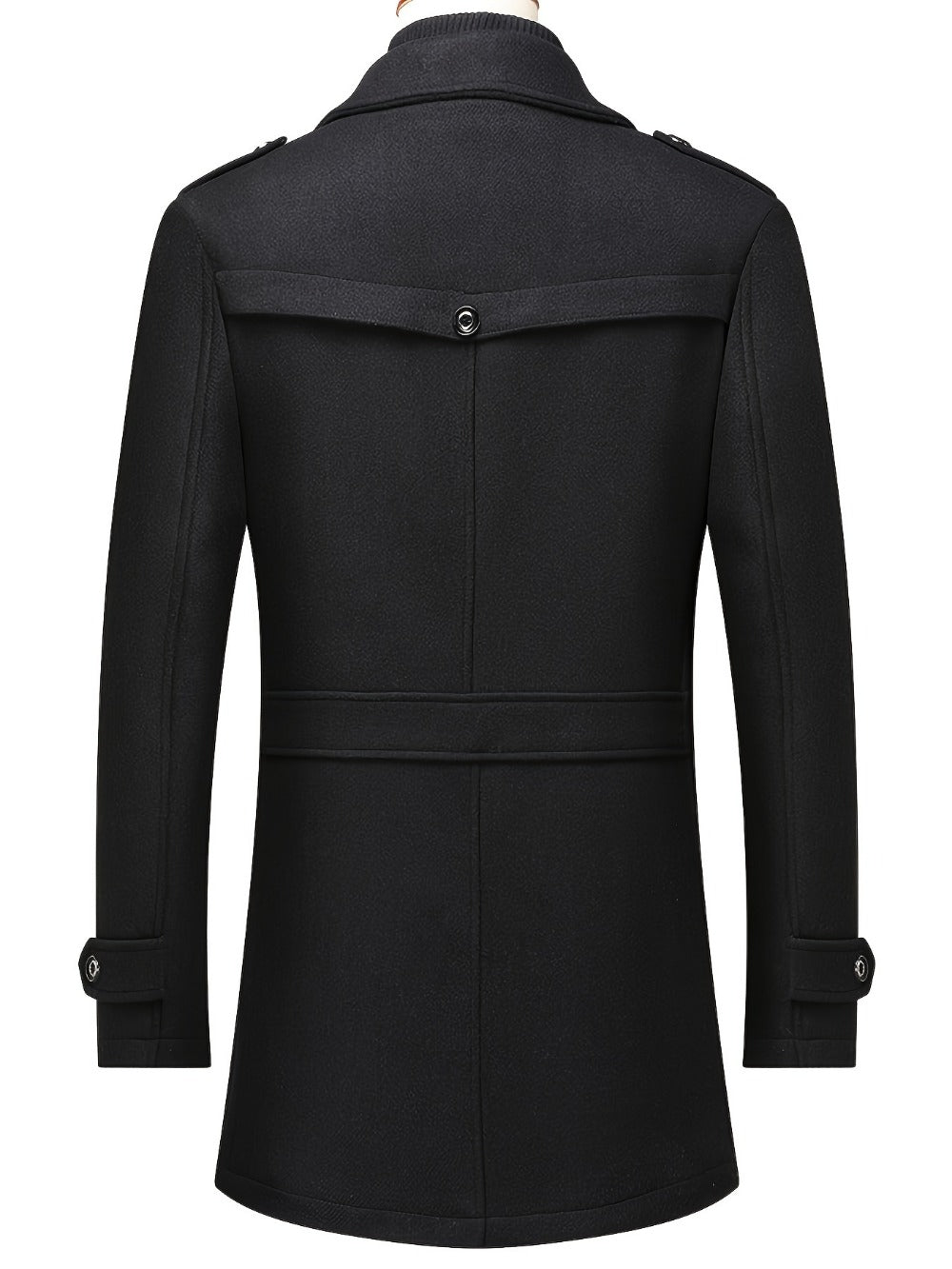Men's Versatile Fleece Single-Breasted Coat