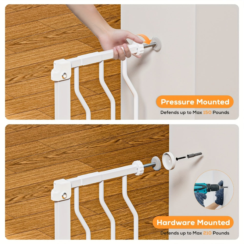 Baby Safety Gate - 5-62 Stairs Height Auto