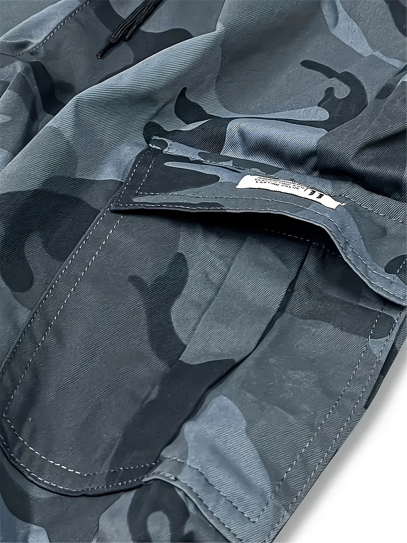 [Father'S Day Gift Choice] 3pcs Camo Cargo Shorts for Men, Knee-Length Shorts with Flap Pockets And for Hiking, Hunting, Fishing, Work Shorts for All Outdoors Activities