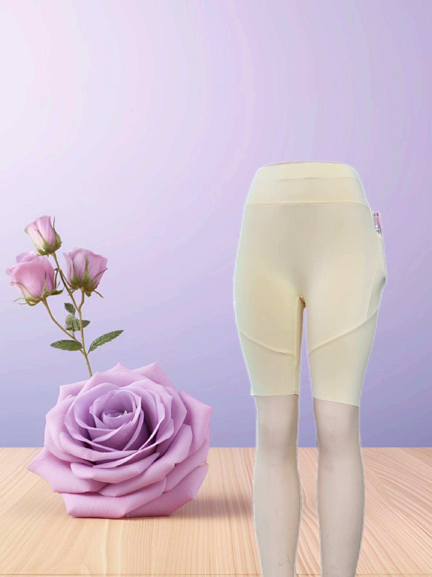 P23028 (1 Piece) Women's High-Waist Pocket Yoga Pants - Solid Color Stretch Fitness Leggings - Squat-Proof, Breathable Activewear with Secure Pockets for Convenience and Styls