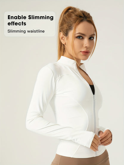 Women'S Peach-Print Quick-Dry Sports Top - Ultra-Lightweight Fitness Jacket& Yoga Top With Full-Zip Design - Perfect For Running, The Gym, And Yoga