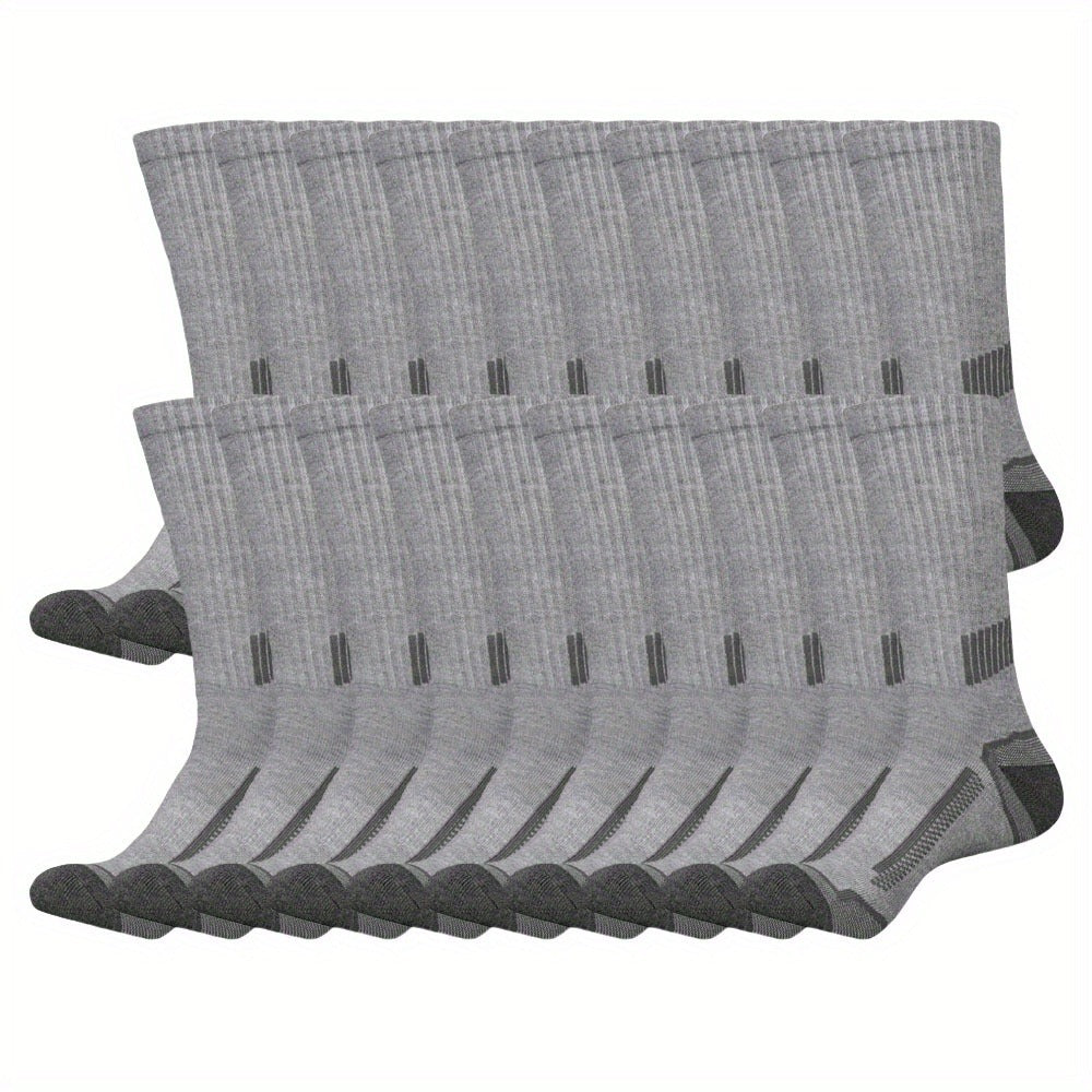 Men's Athletic Socks - 10/20/30-Pair Options