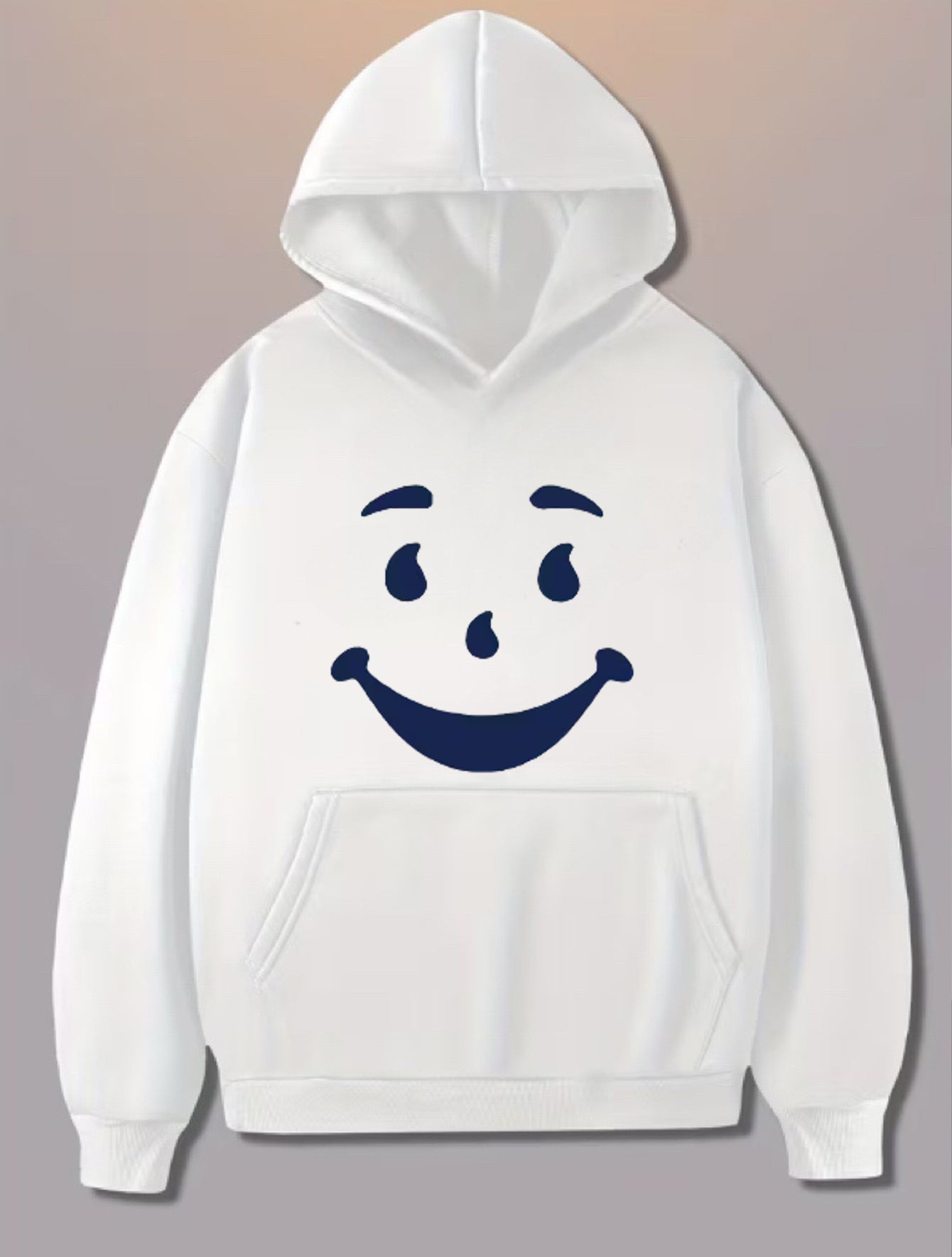 men's Hoodie Sweater in Solid Color with Print Loose Fit for Spring, Autumn and Winter, Christmas Halloween Valentine'S Thanksgiving Festive Streetwear, Soft Comfortable Versatile Casual Attire, Easy Care Machine Washable