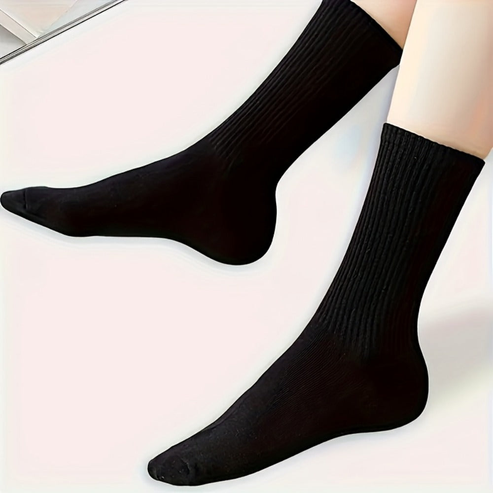 Unisex Athletic Crew Socks - 10-Pair Pack